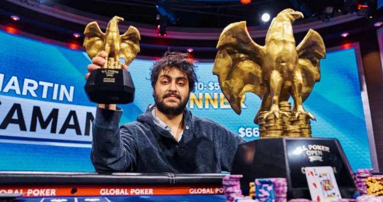 2023 U.S. Poker Open Winner Martin Zamani