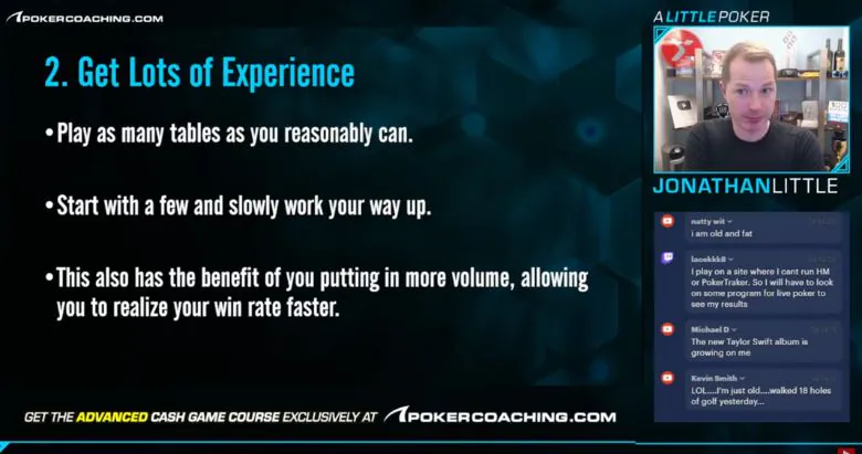 Jonathan Little: Get Lots of Experience