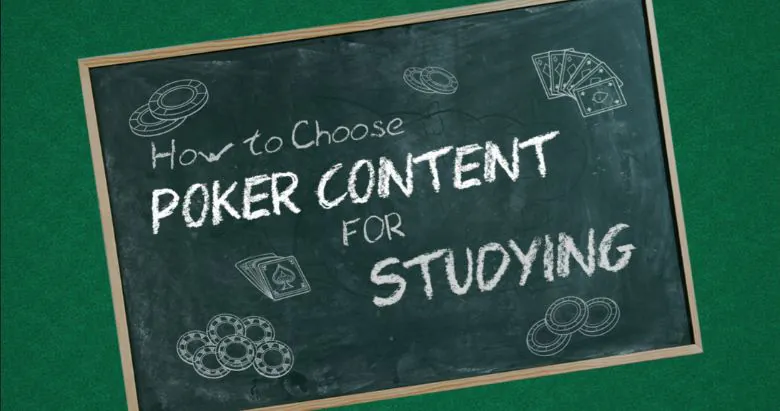 How to Choose Poker Content for Studying AI