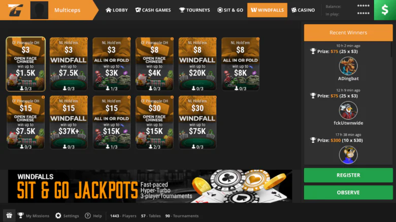 chicko network windfalls section