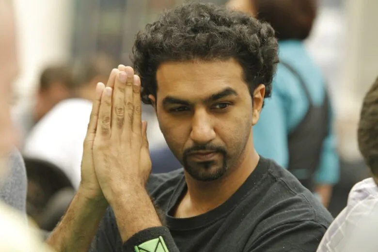 Faraz Jaka at a poker tournament