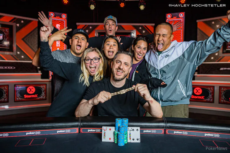 WSOP 2024 David Prociak With Friends
