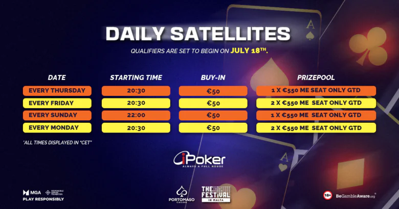 The Festival Series Malta 2024 Daily Satellites