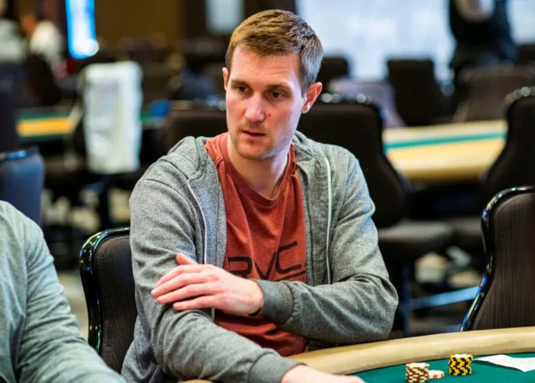 Bradley Owen playing poker