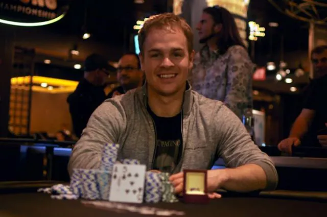 Andrew Robl playing poker