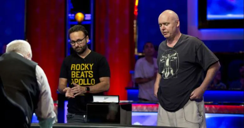 Daniel Negreanu and John Hennigan at WSOP 