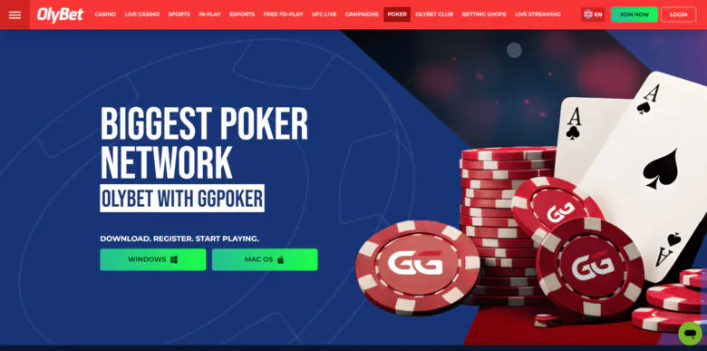 Olybet poker official website