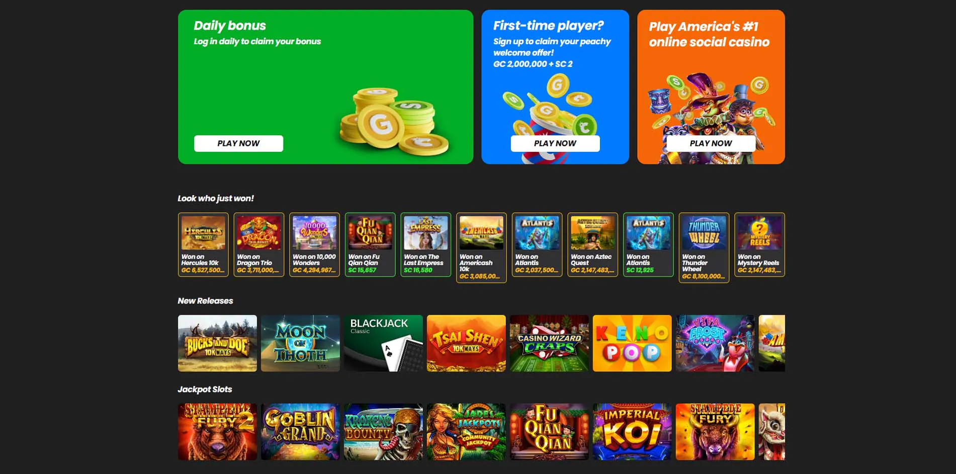 Chumba Casino official website