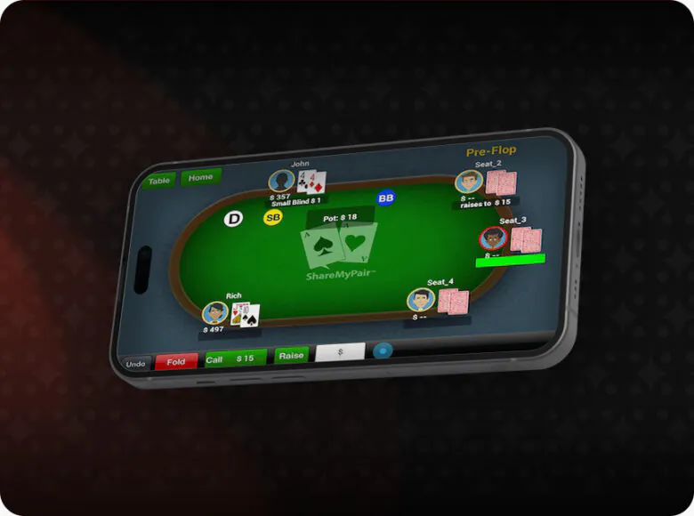 Share My Pair Poker App