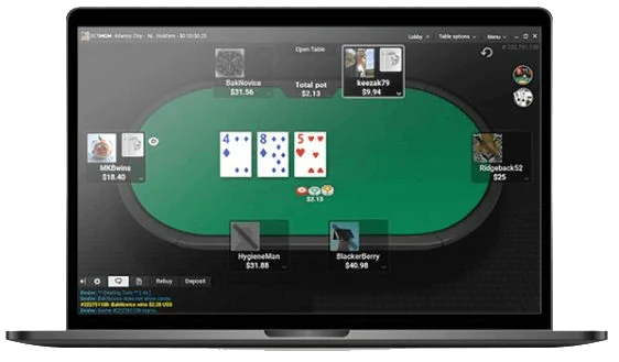 BetMGM Poker Computer Poker App.