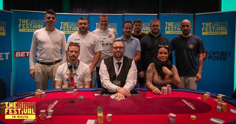 The Festival Malta 2024 Main Event Final Table