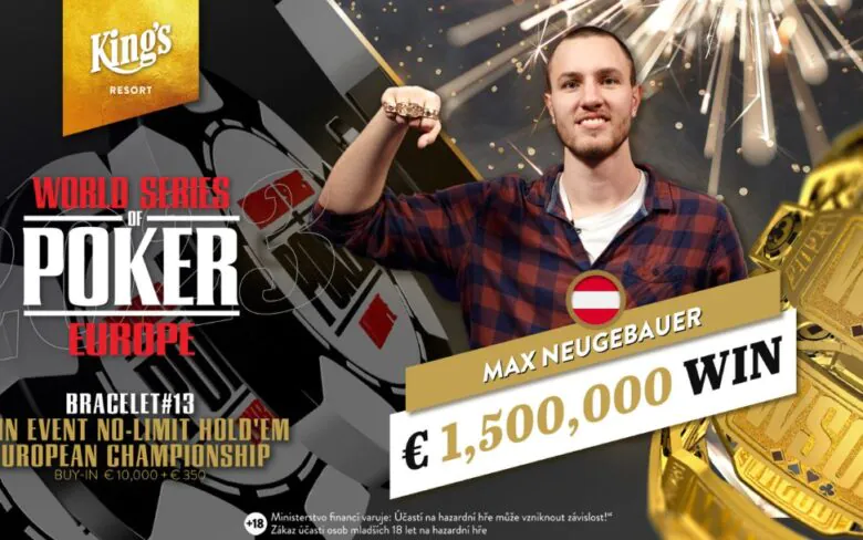 WSOPE Max Neugebauer