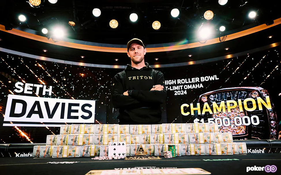 Seth Davies wins $100K Super High Roller Bowl PLO