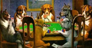 Dogs Playing Poker