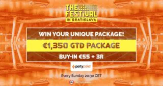 The Festival Bratislava 2023 Satellites at partypoker
